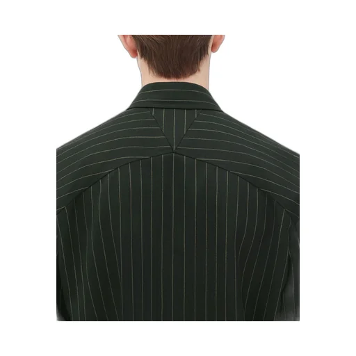Wool Pinstripe Shirt