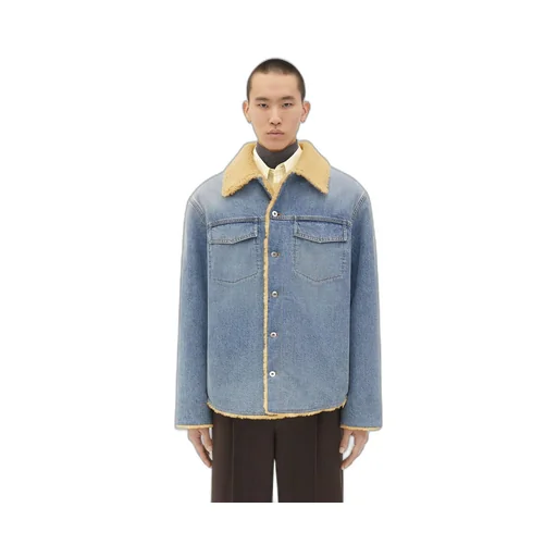 Shearling And Denim Jacket