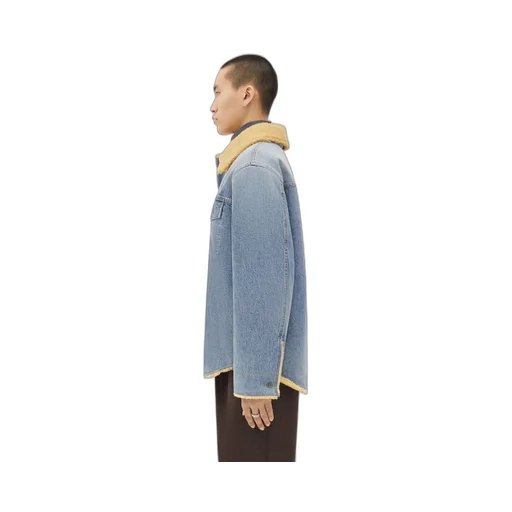 Shearling And Denim Jacket