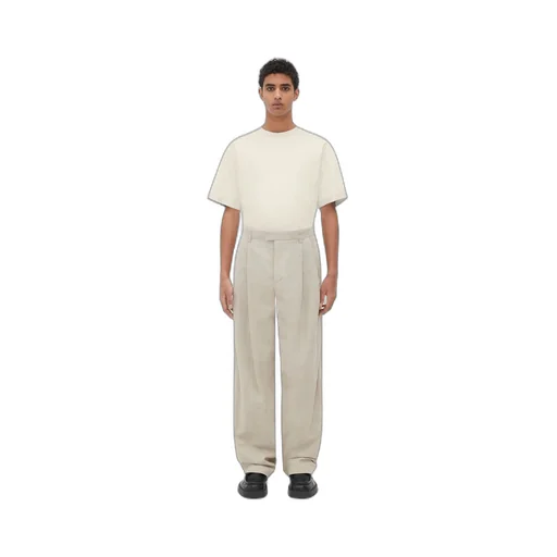 Printed Leather Trousers