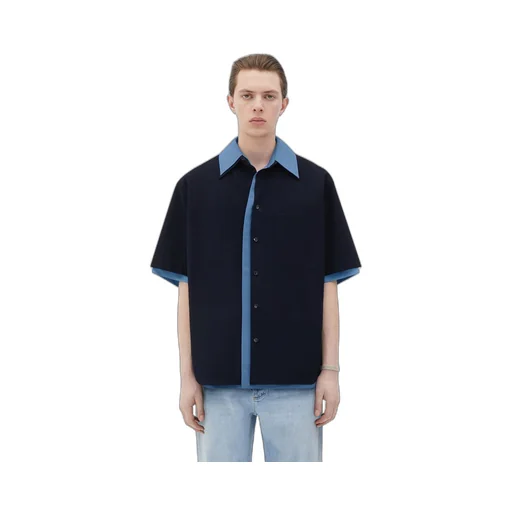 Double Layer Cotton And Viscose Shirt