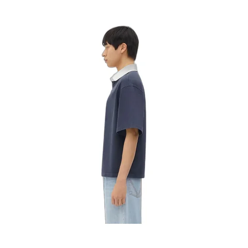 Relaxed Fit Washed-Out Jersey Polo