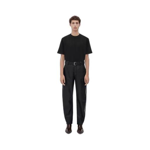 Belted Leather Pants
