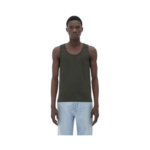 Slim Fit Cotton Stretch Ribbed Tank Top