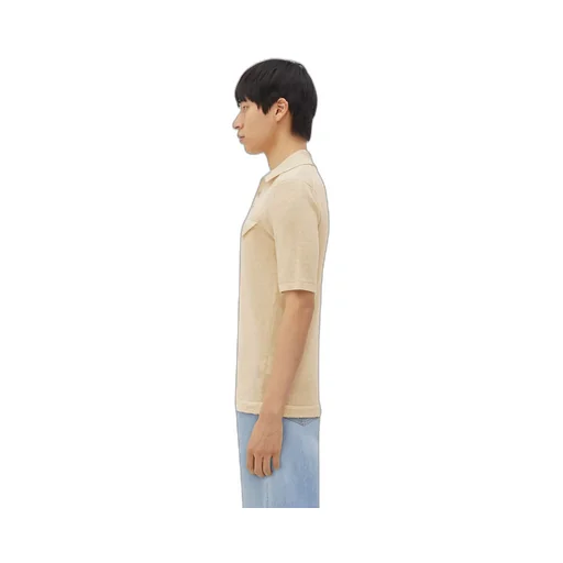 Slim Fit Light Linen Polo