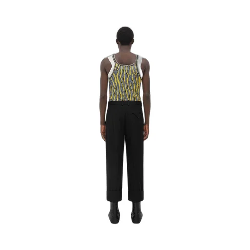 Lapeled Ottoman Light Cotton Pants