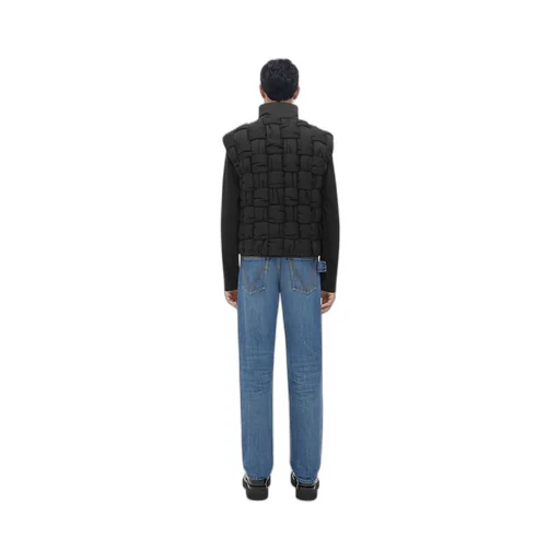 Padded Nylon Intreccio Gilet