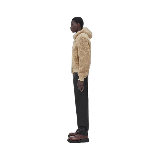 Hooded Shearling Jacket