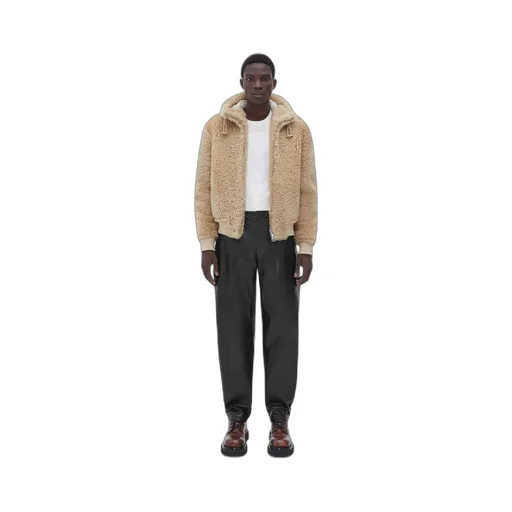 Hooded Shearling Jacket
