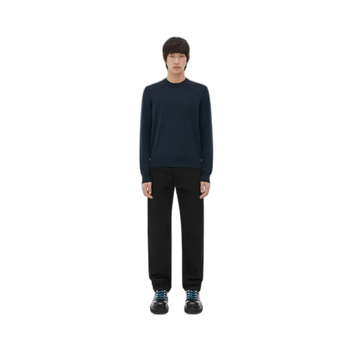 "Bv" Embroidery Wool Jumper