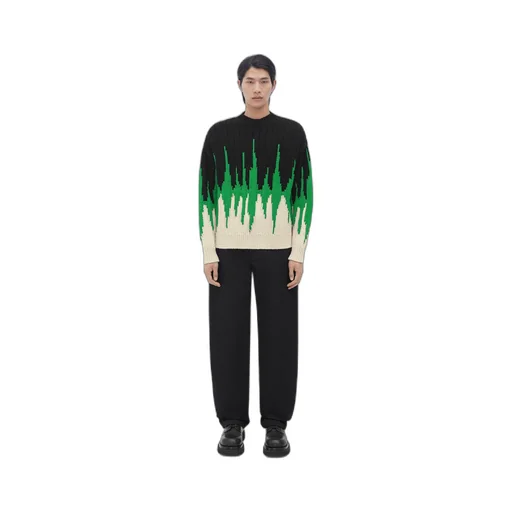 Wool Graphic Knit Jumper