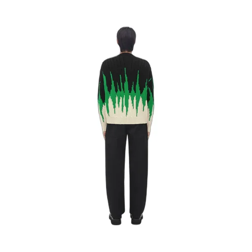Wool Graphic Knit Jumper