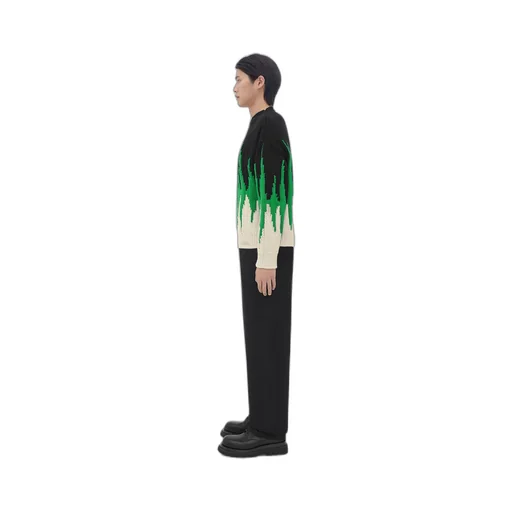 Wool Graphic Knit Jumper