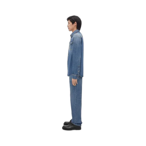 Medium Washed Denim Shirt