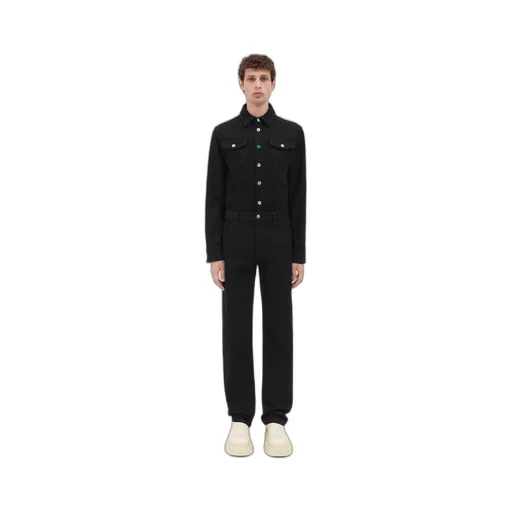 Black Straight Denim