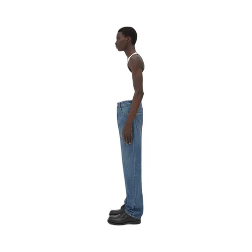 Medium Washed Straight Denim