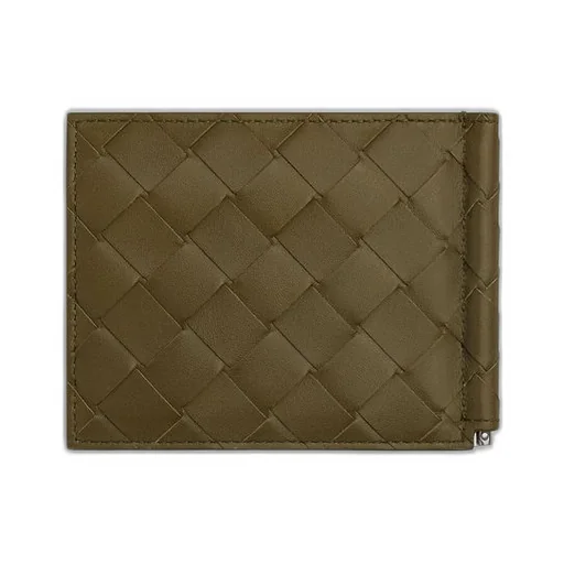 Intrecciato Bill Clip Wallet