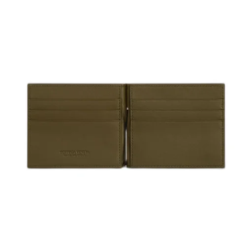 Intrecciato Bill Clip Wallet