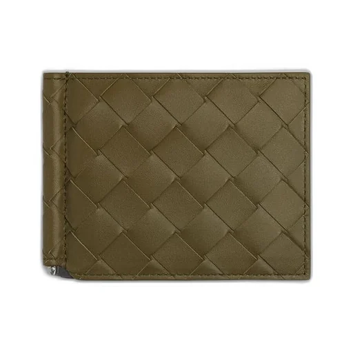 Intrecciato Bill Clip Wallet