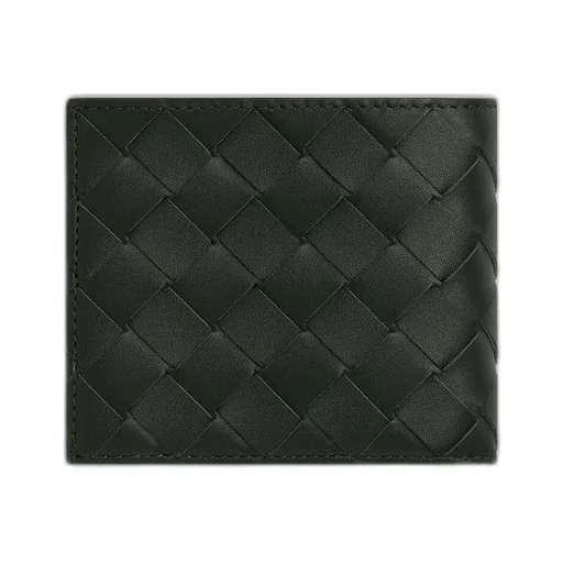 Intrecciato Bi-Fold Wallet With Coin Purse