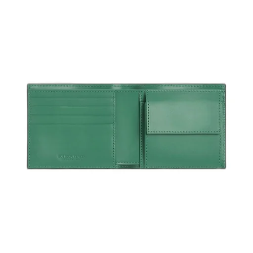 Intrecciato Bi-Fold Wallet With Coin Purse