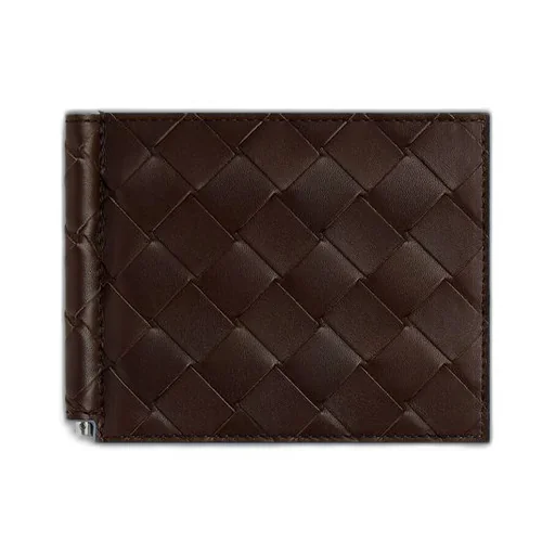 Intrecciato Bill Clip Wallet