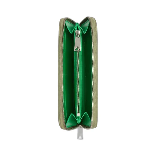 Intrecciato Zip Around Wallet