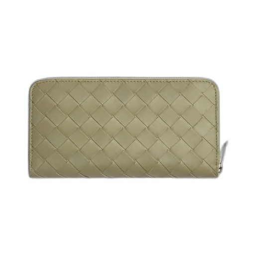 Intrecciato Zip Around Wallet