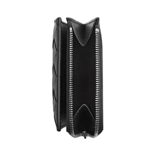 Intrecciato Bi-Fold Wallet With Zip