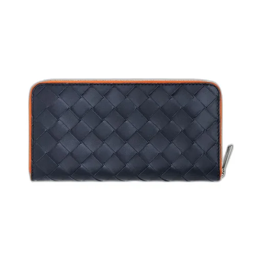 Intrecciato Zip Around Wallet