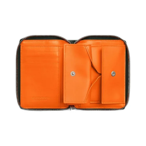 Cassette N/S Compact Zip Around Wallet With Coin Purse