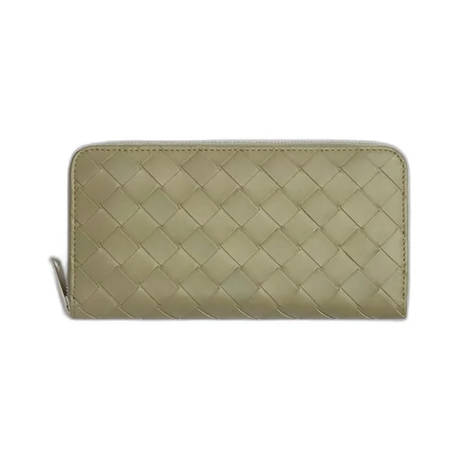 Intrecciato Zip Around Wallet