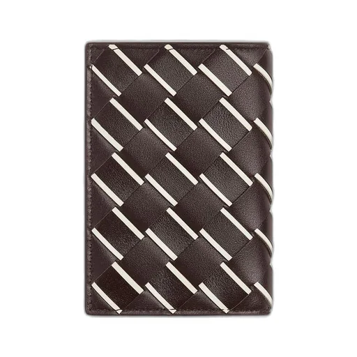 Intrecciato Flap Card Case