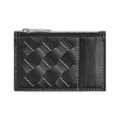 Intrecciato Zipped Card Case