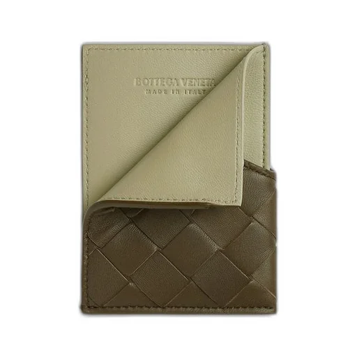 Intrecciato Oblique Business Card Case