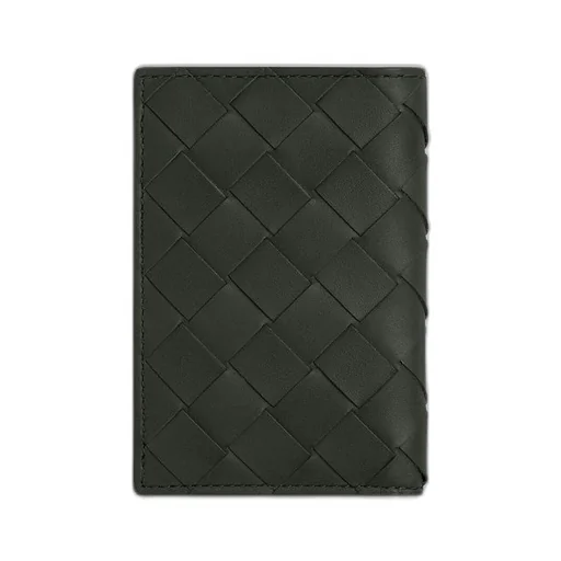 Intrecciato Flap Card Case