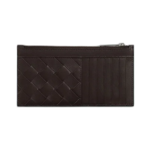 Intrecciato Long Zippered Card Case