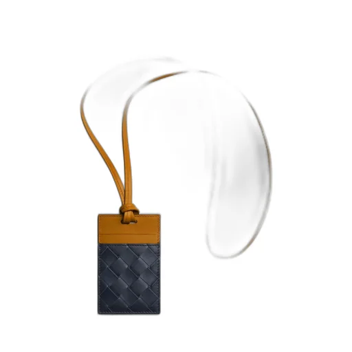 Intrecciato Card Case On Strap