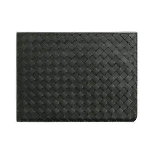 Intrecciato Half Zip Pouch