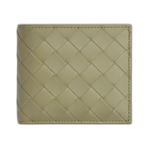 Intrecciato Bi-Fold Wallet With Coin Purse