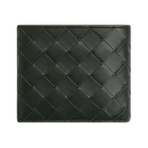 Intrecciato Bi-Fold Wallet With Coin Purse