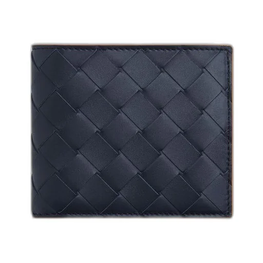 Intrecciato Bi-Fold Wallet With Coin Purse