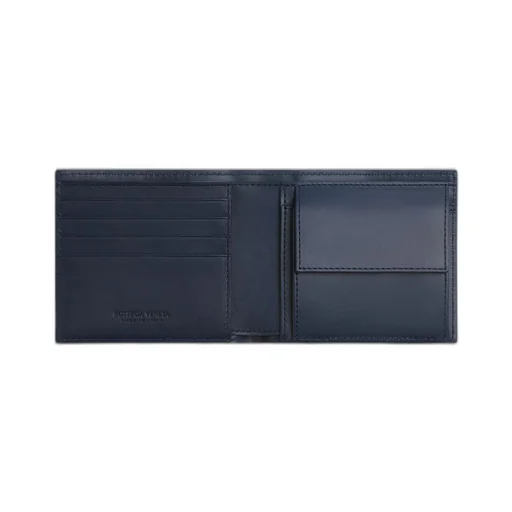 Intrecciato Bi-Fold Wallet With Coin Purse
