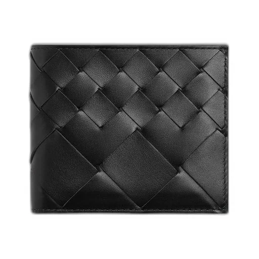 Intrecciato Bi-Fold Wallet With Coin Purse