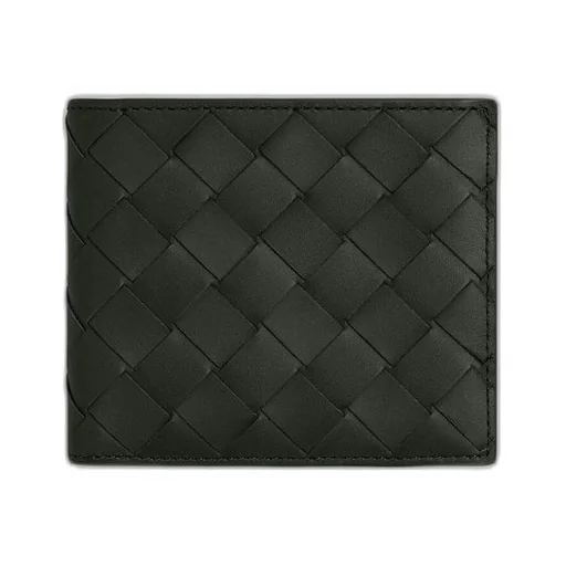 Intrecciato Bi-Fold Wallet With Coin Purse