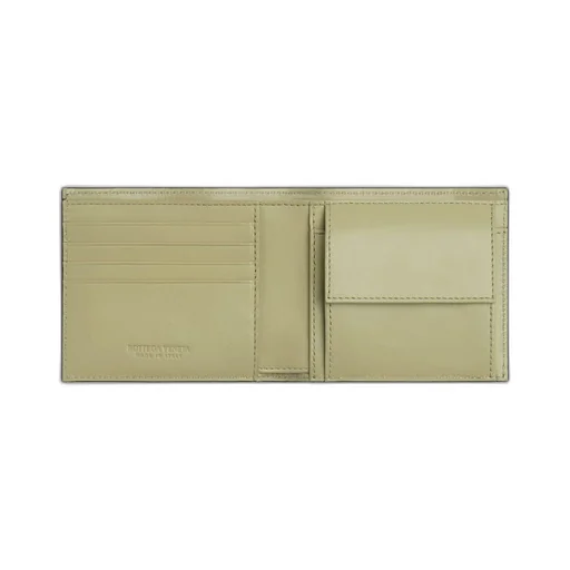 Intrecciato Bi-Fold Wallet With Coin Purse