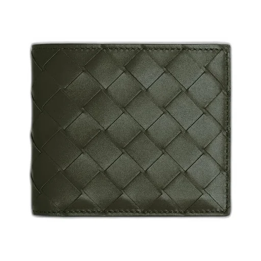 Intrecciato Bi-Fold Wallet With Coin Purse