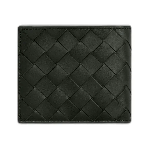 Intrecciato Bi-Fold Wallet With Coin Purse