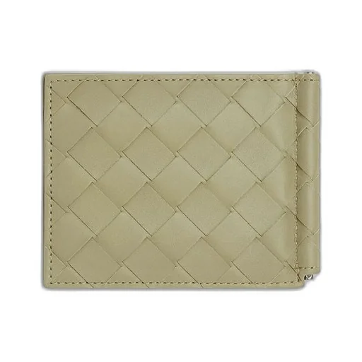 Intrecciato Bill Clip Wallet