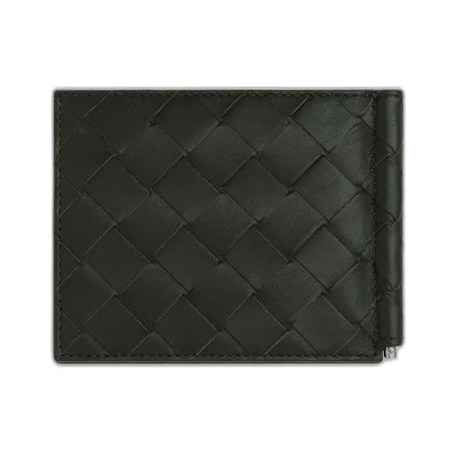 Intrecciato Bill Clip Wallet